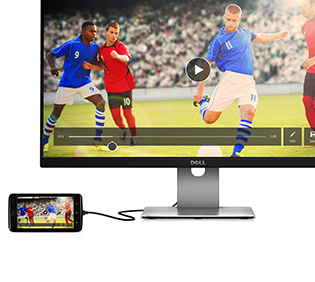 24-calowy monitor Dell S2415H — elastyczny kąt oglądania i opcje połączeń