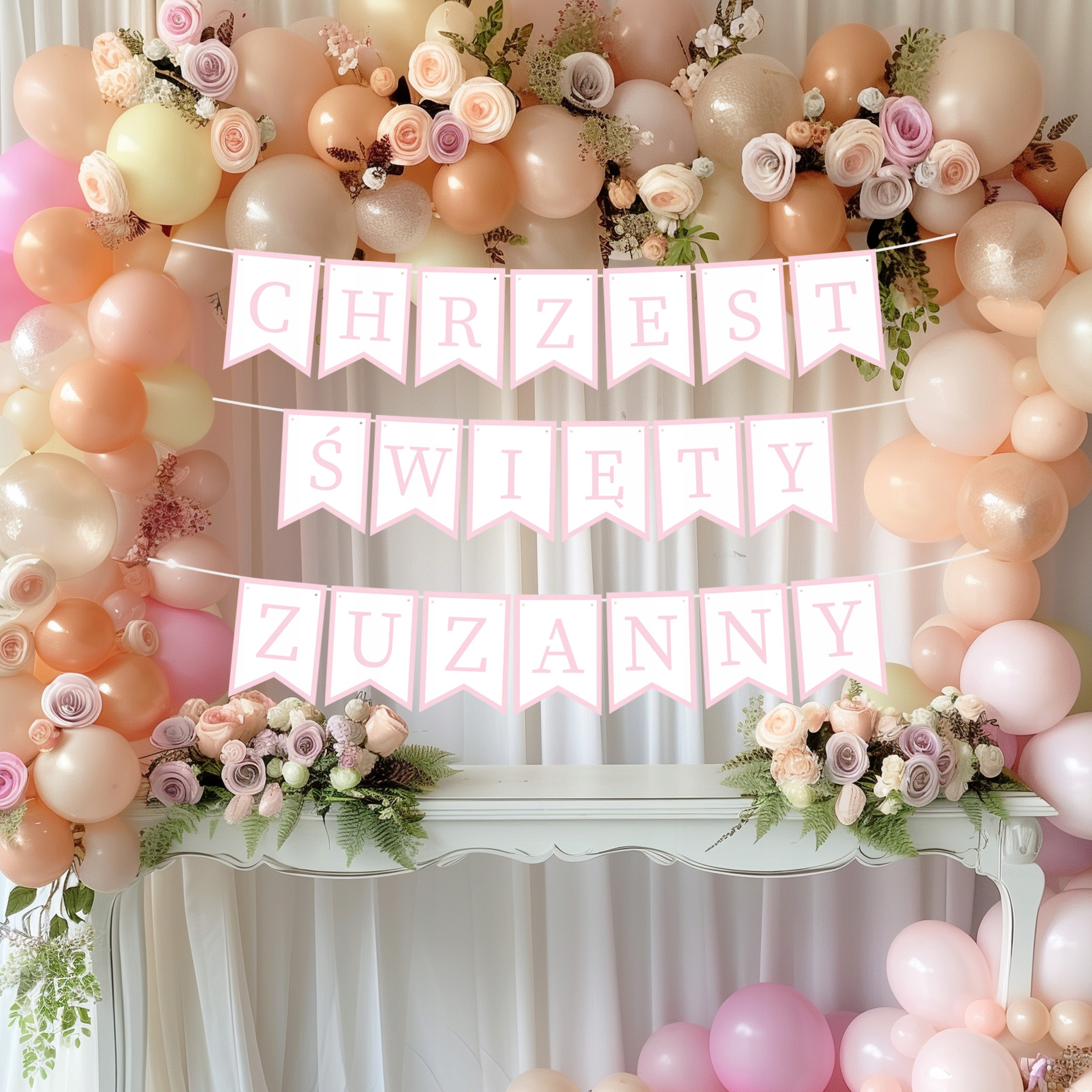 Wyjątkowe dekoracje na Chrzest Święty