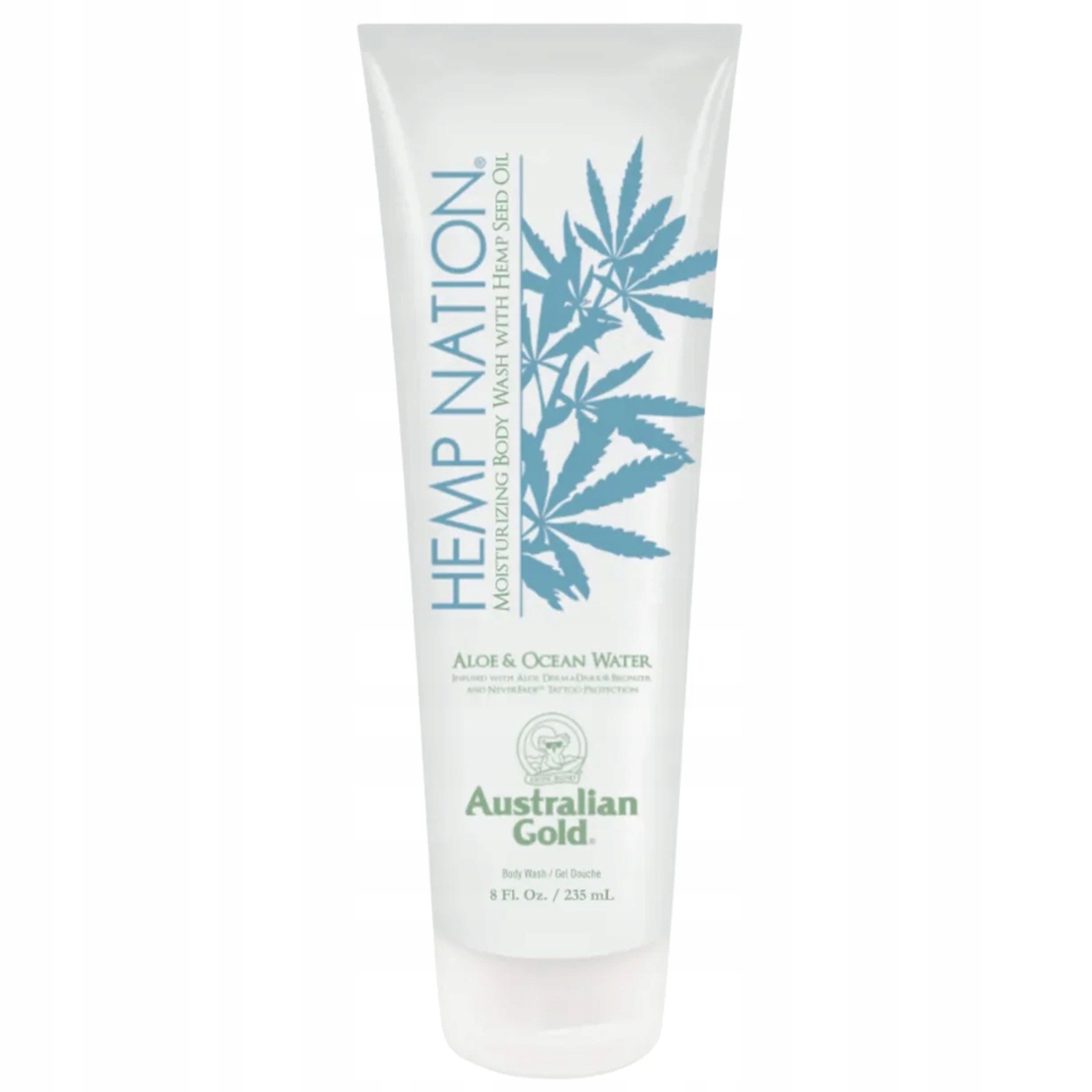 Dušo želė Australian Gold Hemp Nation Aloe and Ocean Water – Luksusowy żel pod prysznic 235 ml