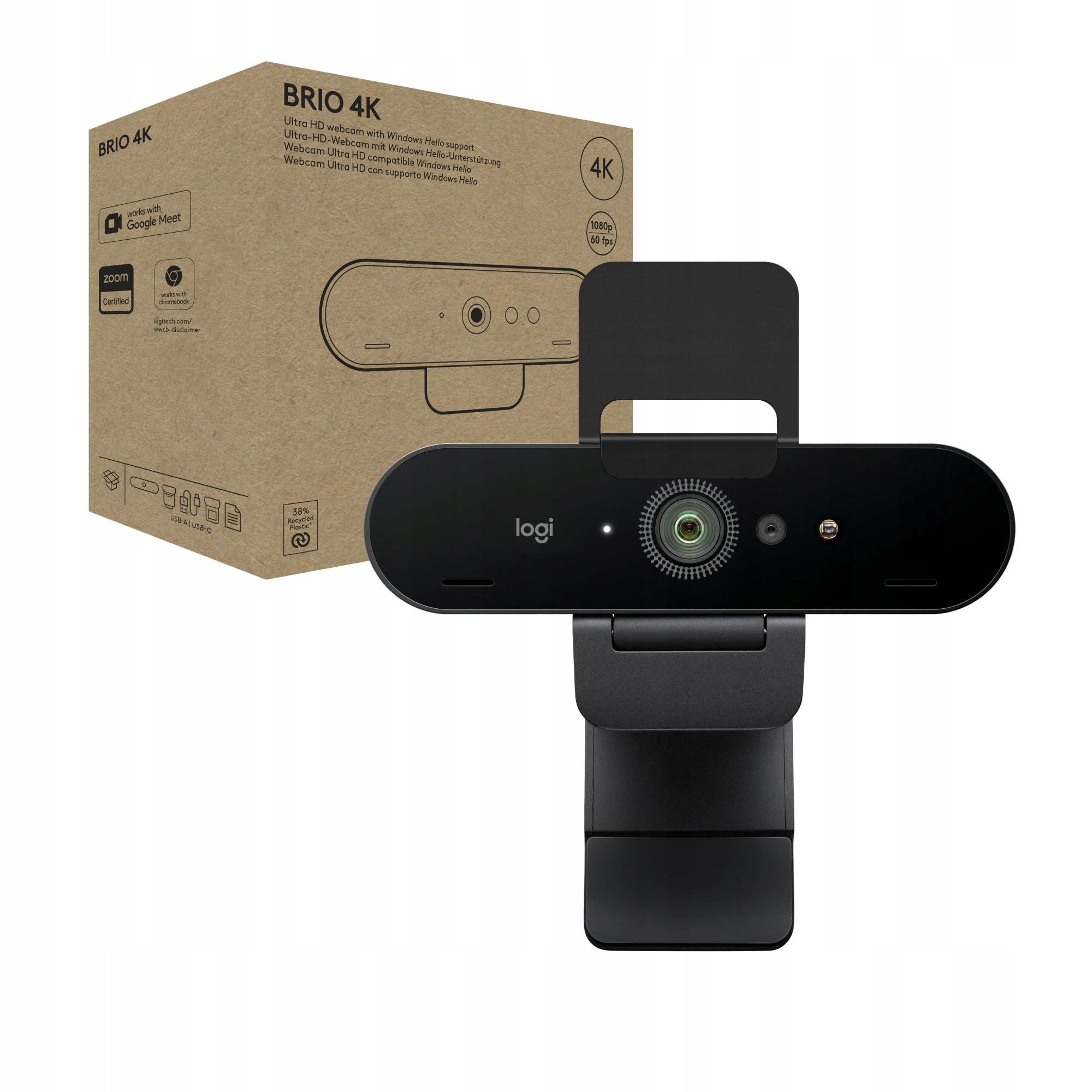 Kamera Logitech Brio 4K – Doskonała jakość obrazu dla profesjonalistów