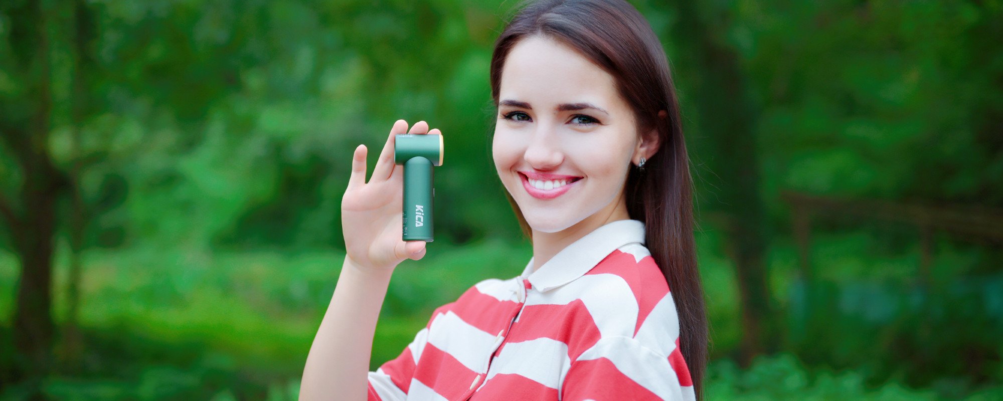 width=100% Dmuchawa wielofunkcyjna FeiyuTech KiCA JetFan Mini - zielona