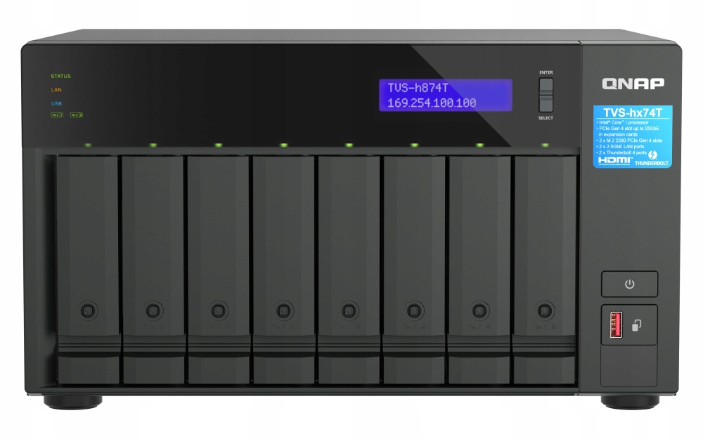 Serwer NAS QNAP TVS-h874T-I7-32G – Twoje centrum kreatywności