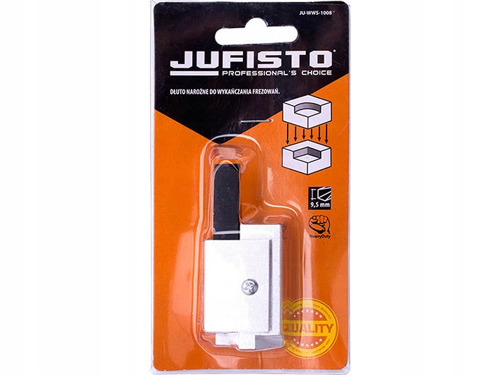 JUFISTO Dłuto narożne 9.5 mm – Idealne narzędzie dla stolarzy