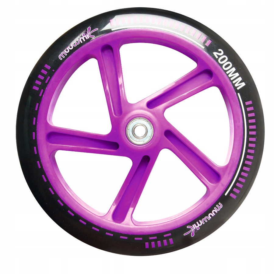 Koła PU 200 mm z łożyskami ABEC-5 – płynna jazda
