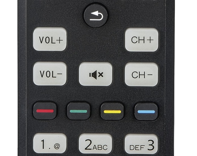 Dedykowane przyciski do Smart TV i aplikacji w pilocie Philips