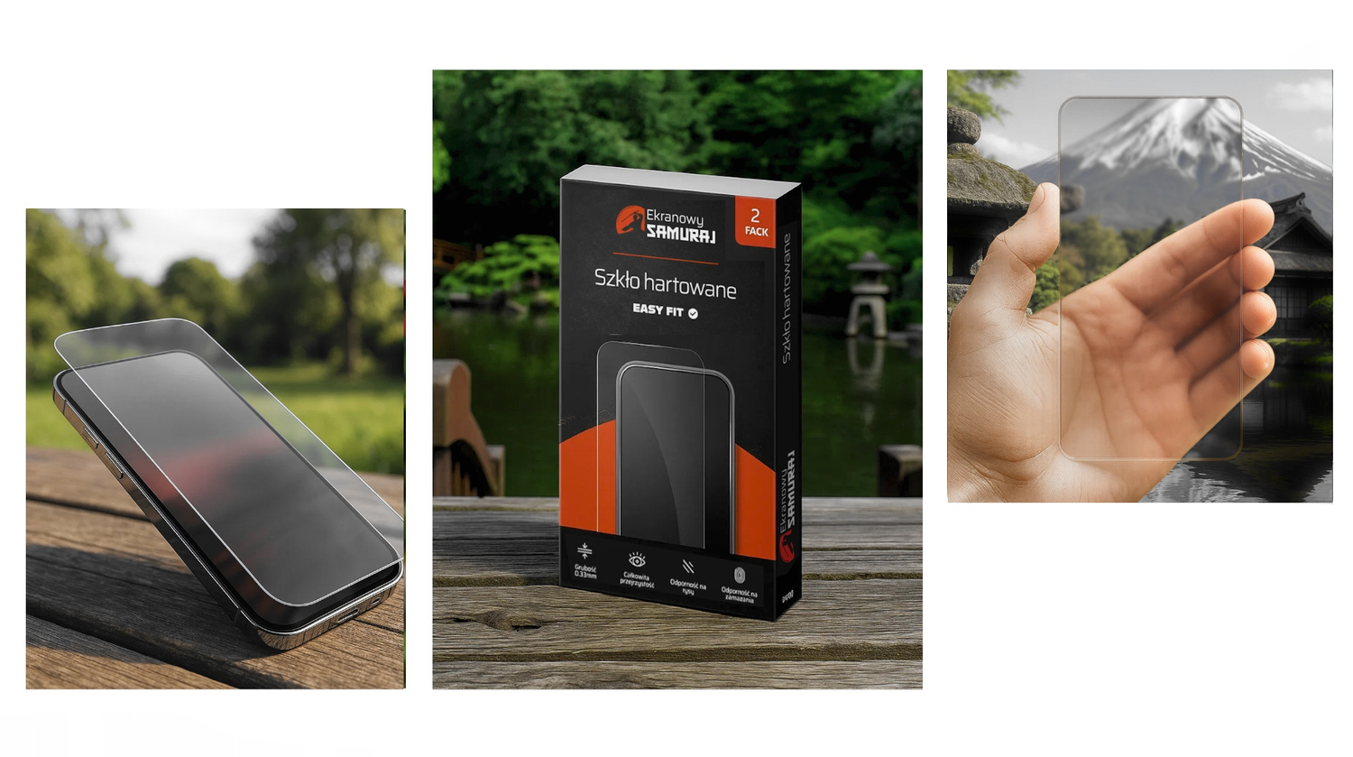 Szkło Hartowane do Apple iPhone 17 Pro z ramką Easy Fit | 2-Pack – Najlepsza ochrona dla Twojego smartfona