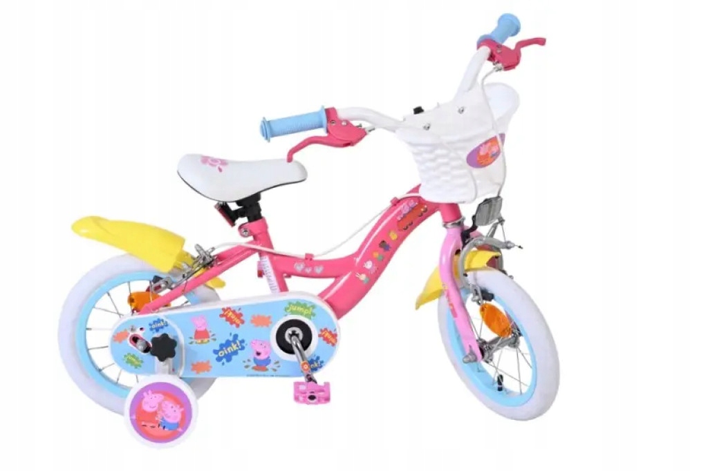 Rowerek 12 Peppa Pig 20537-FW12 – Radość z jazdy dla małych fanek Peppy
