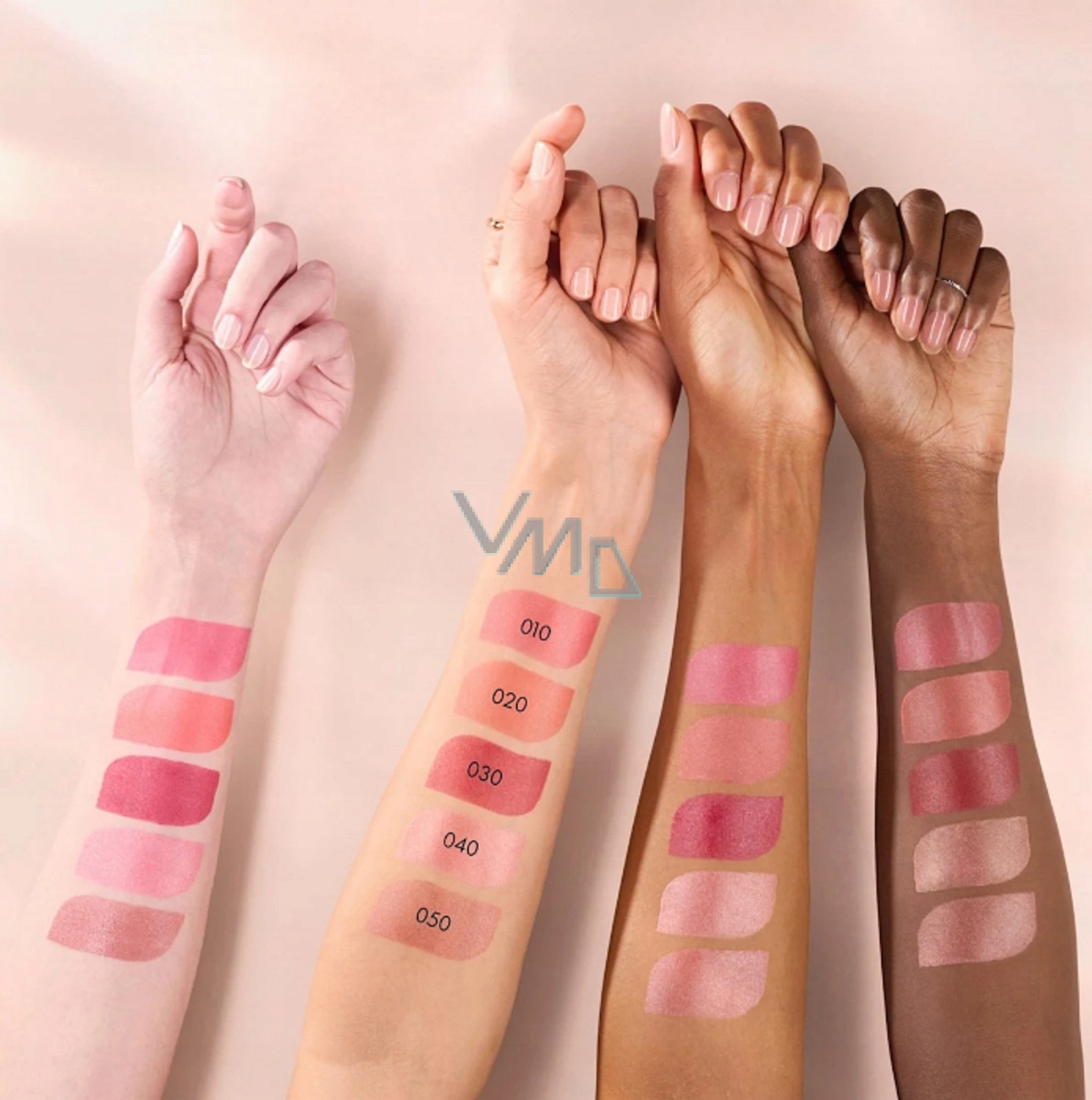 Wielofunkcyjny róż do twarzy, ust i oczu