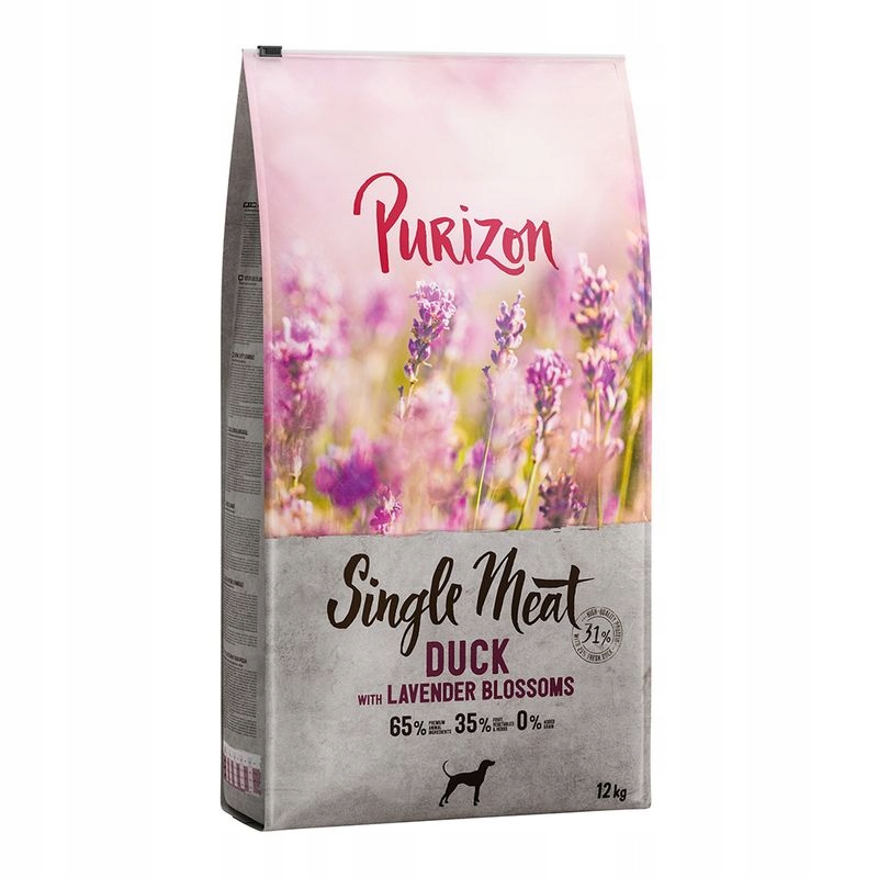 Karma Purizon Single Meat Adult – Kaczka z jabłkiem i kwiatami lawendy 12 kg