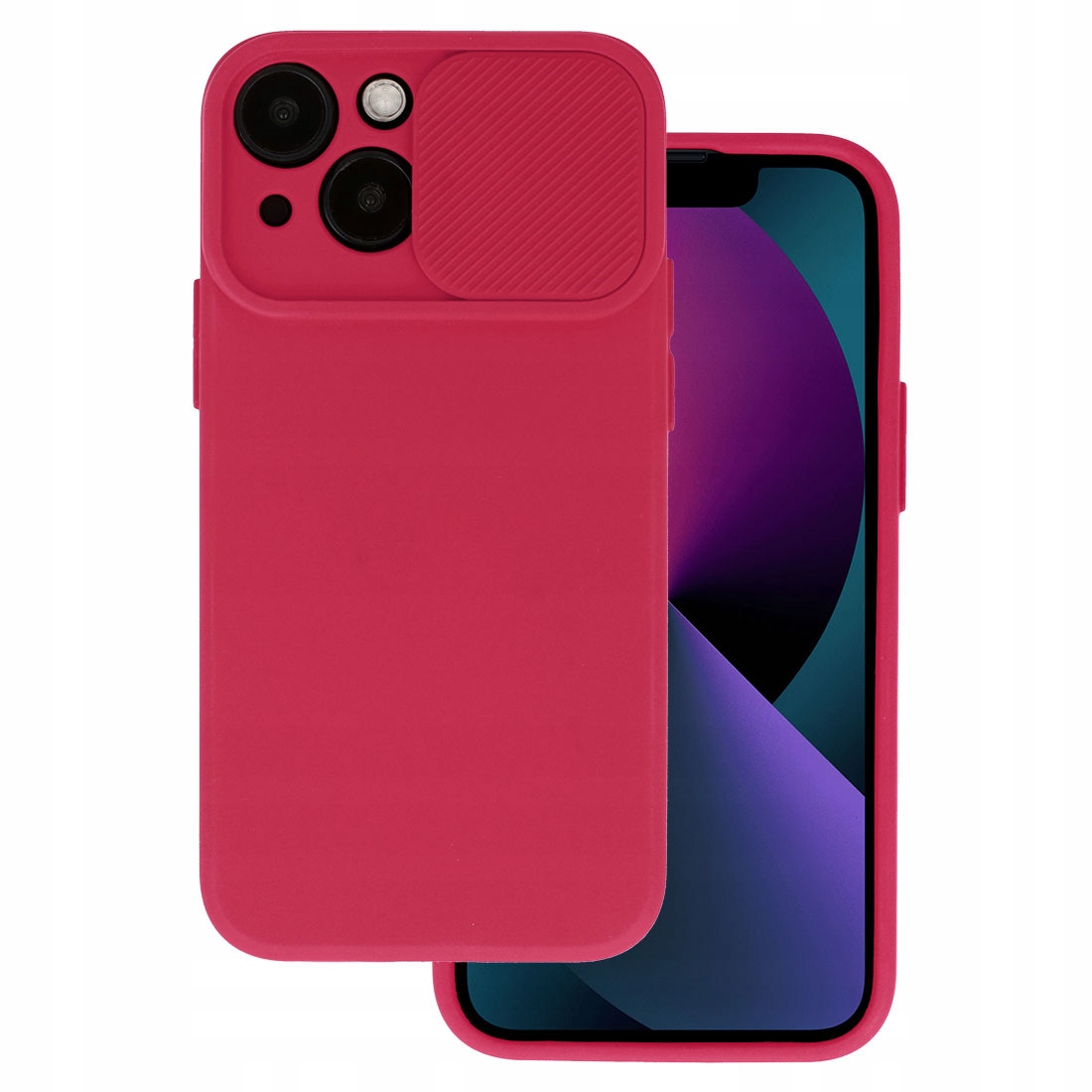 Tylny pokrowiec Apple iPhone 14 Pro Max Camshield Soft Dark Cherry – Ochrona i styl w jednym