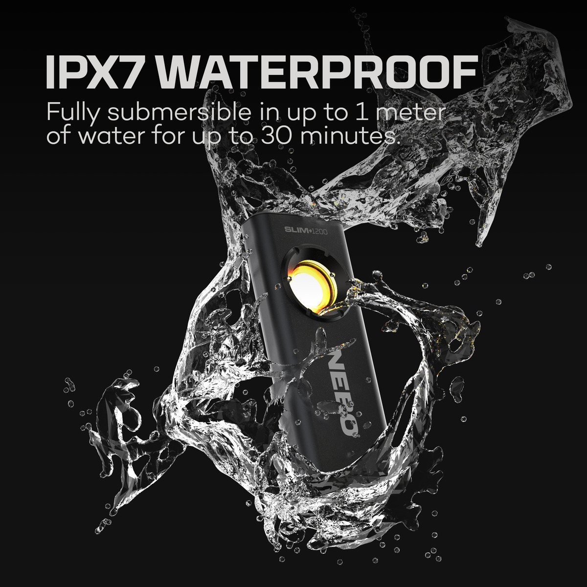 Wodoodporność i odporność na upadki (IPX7)