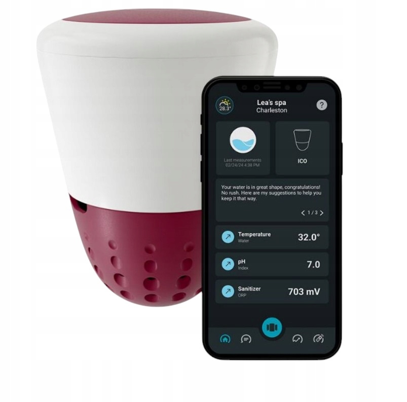 ONDILO ICO Spa V2 – Inteligentny monitor wody do spa z dezynfekcją Cl/Br