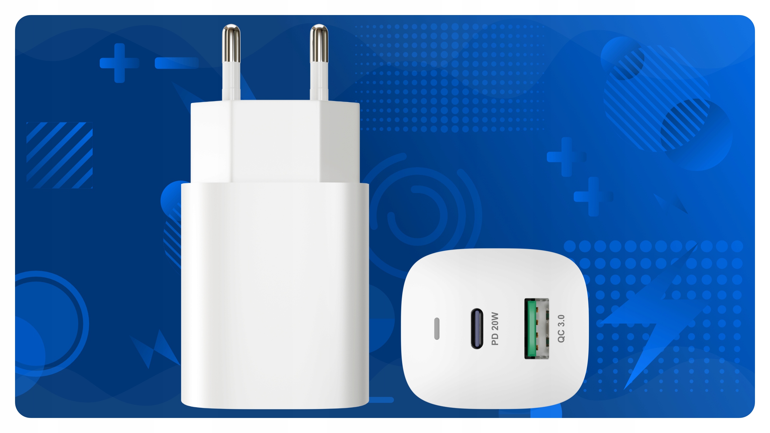 Zestaw zawiera – Ładowarka sieciowa i kabel USB-A do Lightning