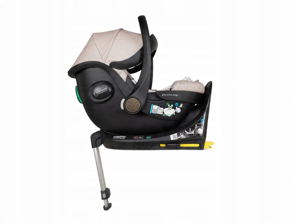 Łatwy montaż za pomocą pasa samochodowego lub isofix