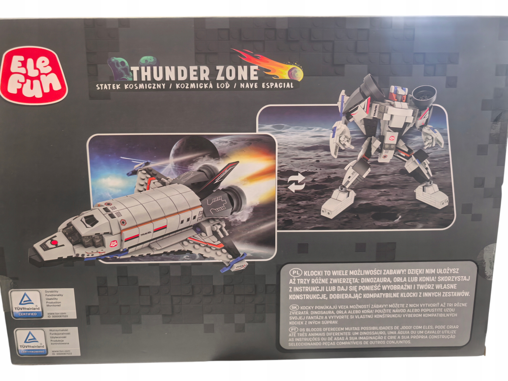 Możliwość budowy promu kosmicznego i robota