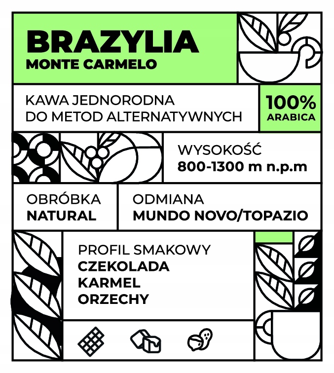 Nuty smakowe: czekolada, orzech, karmel