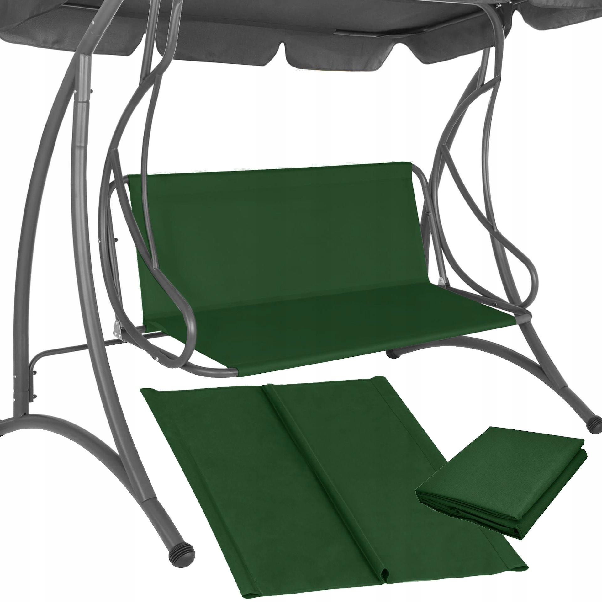 Materiał na siedzisko huśtawki ogrodowej 110 x 90 cm – Komfort i styl w Twoim ogrodzie