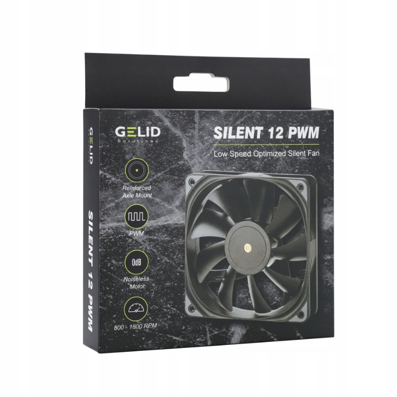 Gelid 120mm Silent 12 PWM (FN-PX12-18) – Cichy wentylator do obudowy