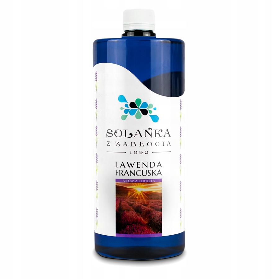Solanka inhalacyjna - lawenda francuska 1000 ml – Naturalna pielęgnacja zdrowia