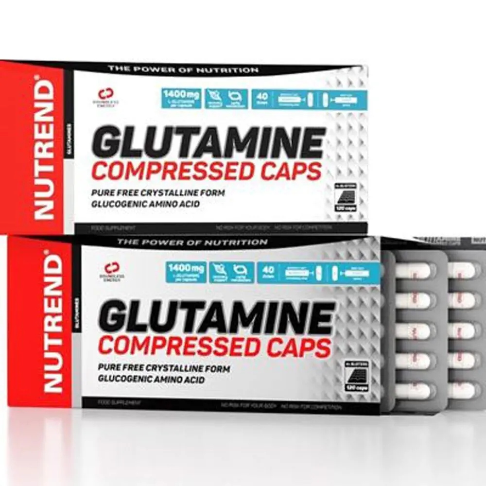 Nutrend Glutamine Compressed 120 kaps. – Wspieraj swoją masę mięśniową