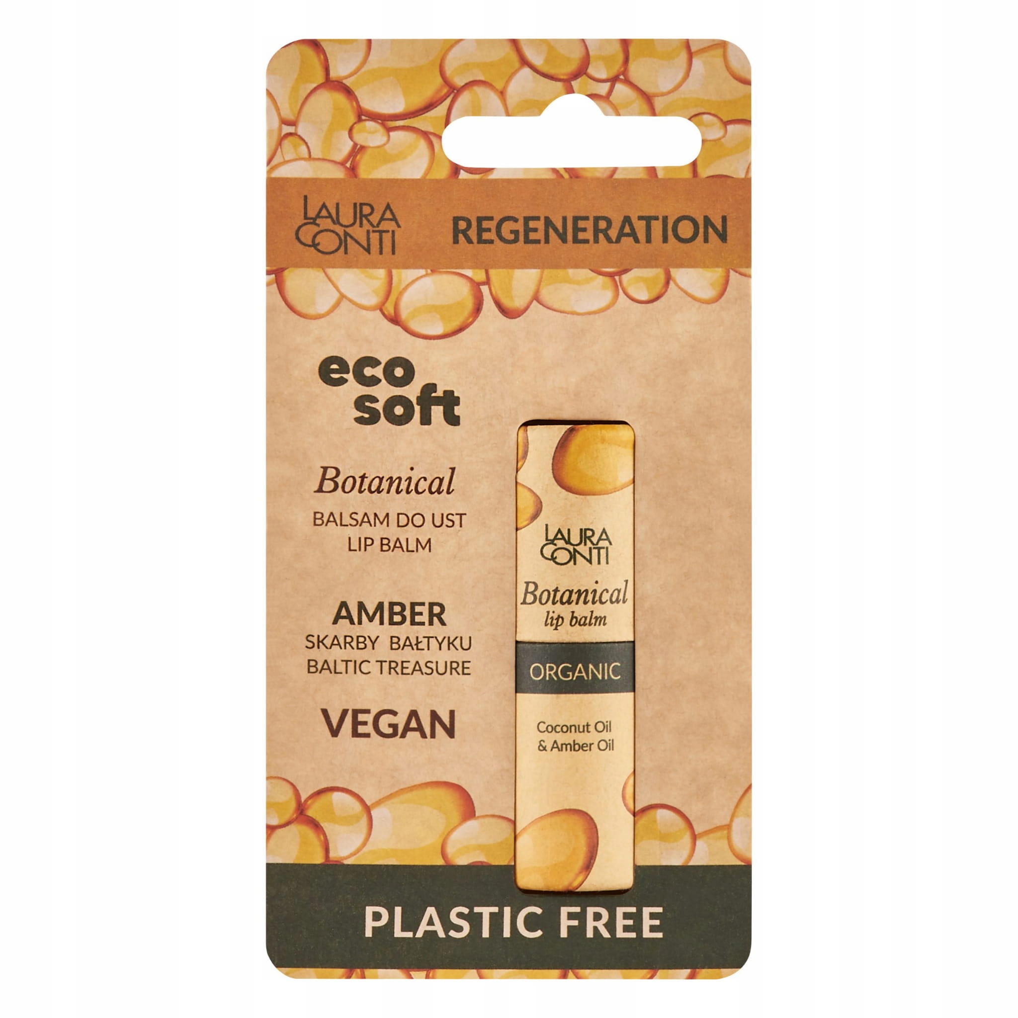 Składniki aktywne: olej z bursztynu, olej kokosowy, masło shea