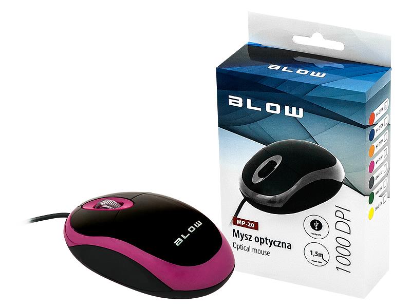 Mysz optyczna Blow MP-20 – Idealny wybór dla użytkowników notebooków