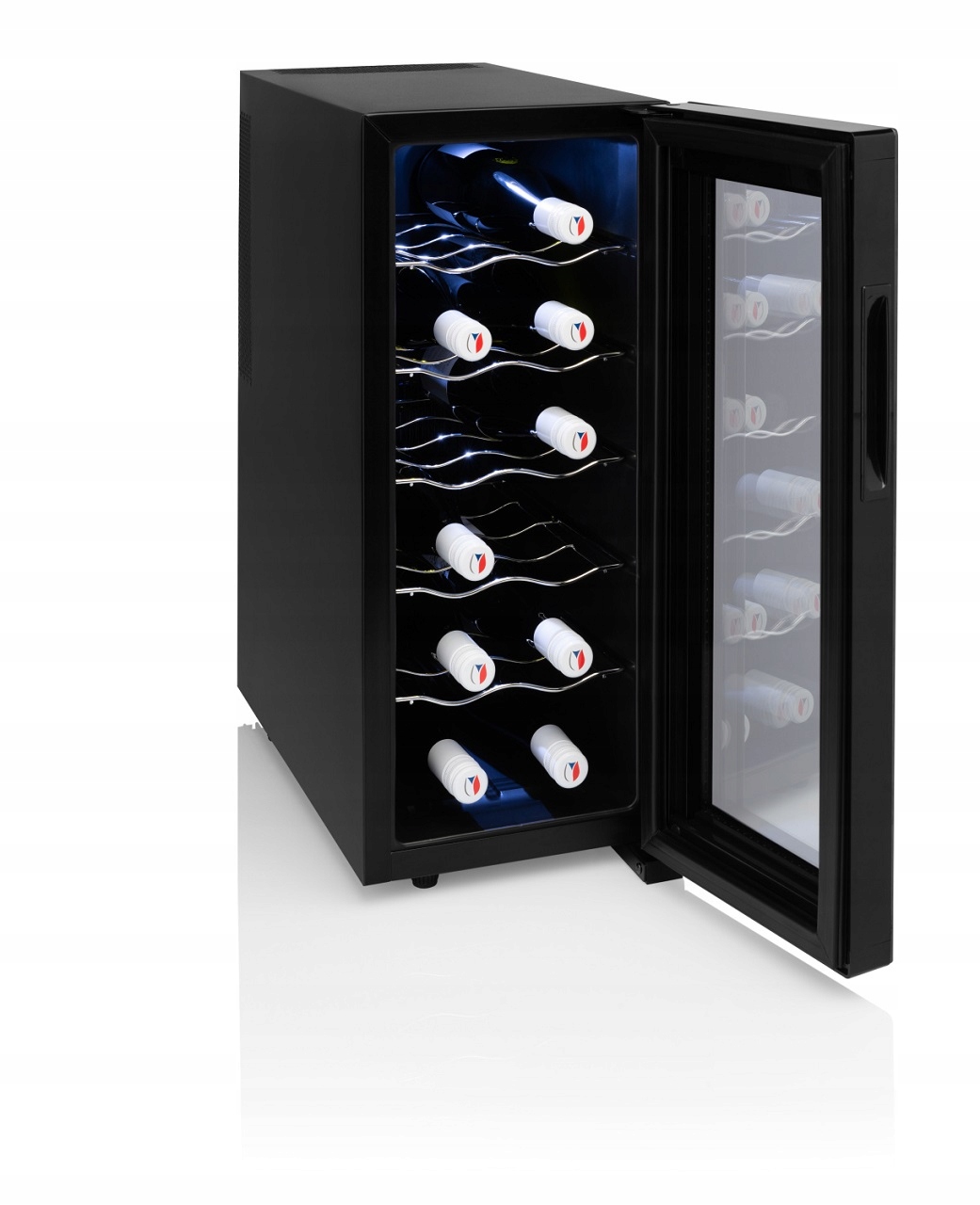 Funkcje dodatkowe – Oświetlenie LED i zakres temperatury