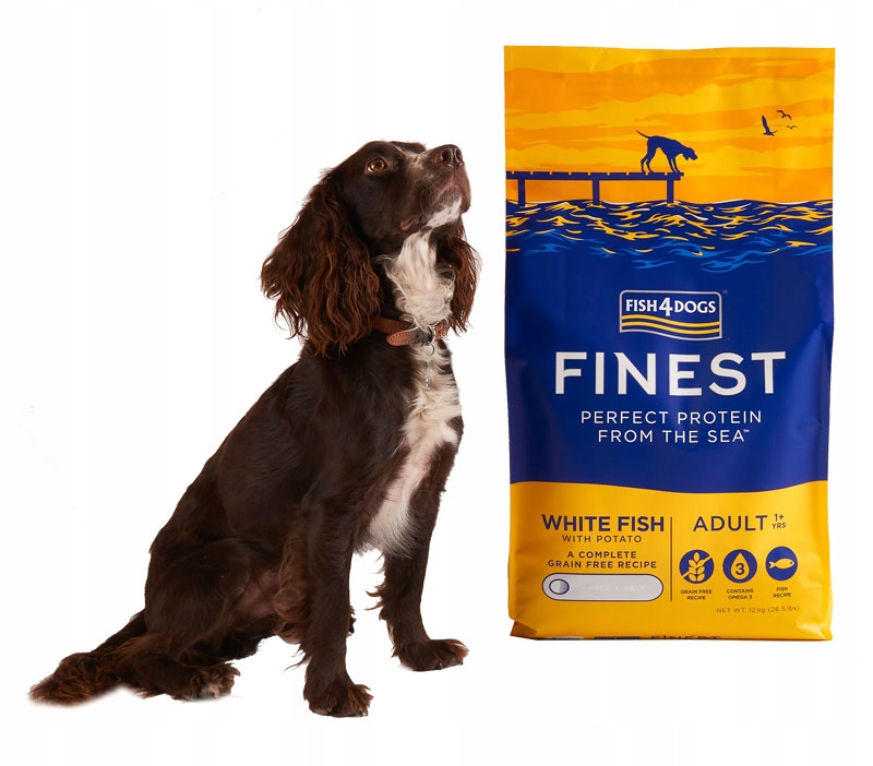 Finest Ocean z białą rybą Adult 12kg – Pełnowartościowa karma dla psów dorosłych