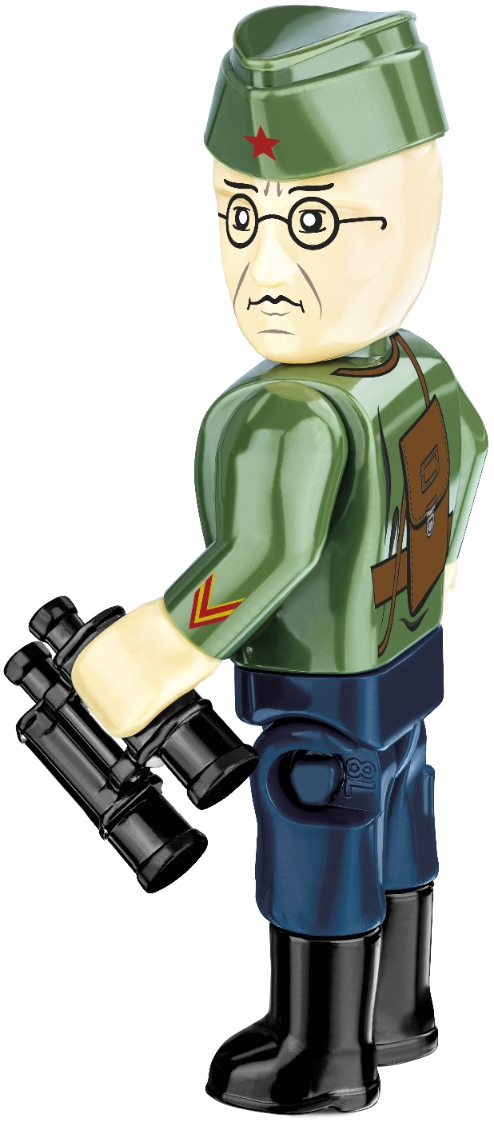 Figurki radzieckich żołnierzy – Oficer i szeregowiec w zestawie