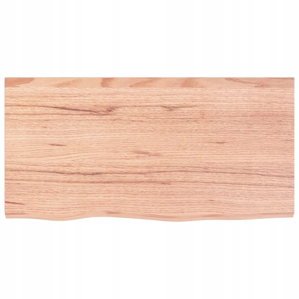Blat do łazienki, jasnobrązowy, 80x40x(2-4) cm – piękno w Twojej łazience