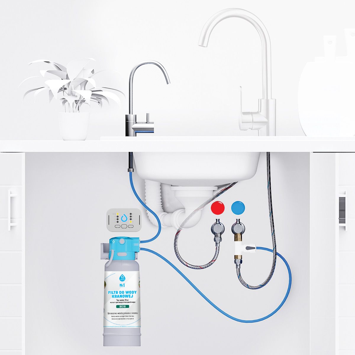 Kompaktowy filtr przepływowy Dafi DC10