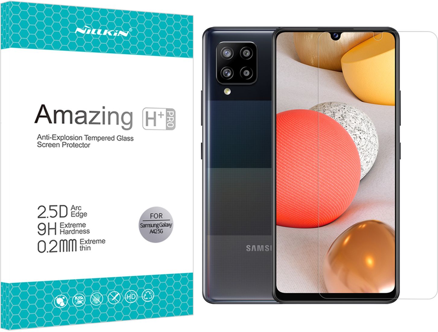 Szkło hartowane NILLKIN H+ PRO dla Samsung Galaxy A42 5G -
