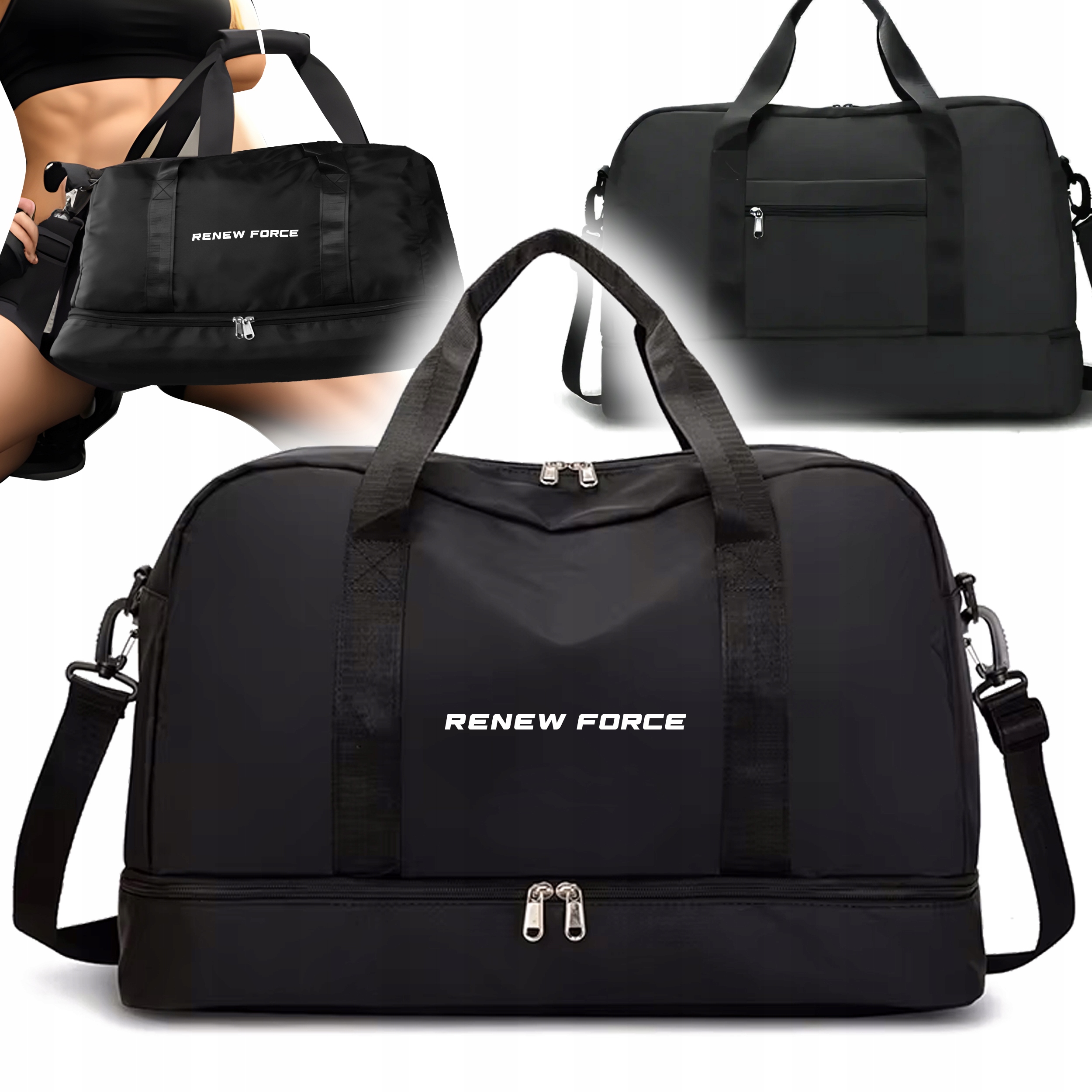 Pojemna komora główna – Przechowuj swoje akcesoria sportowe