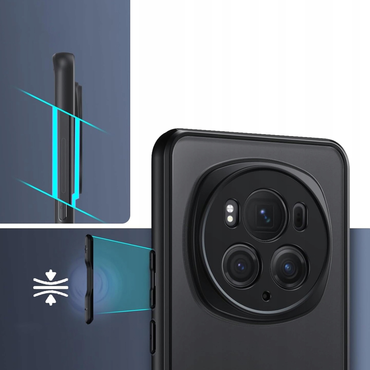 Wysoka jakość wykonania z TPU i poliwęglanu