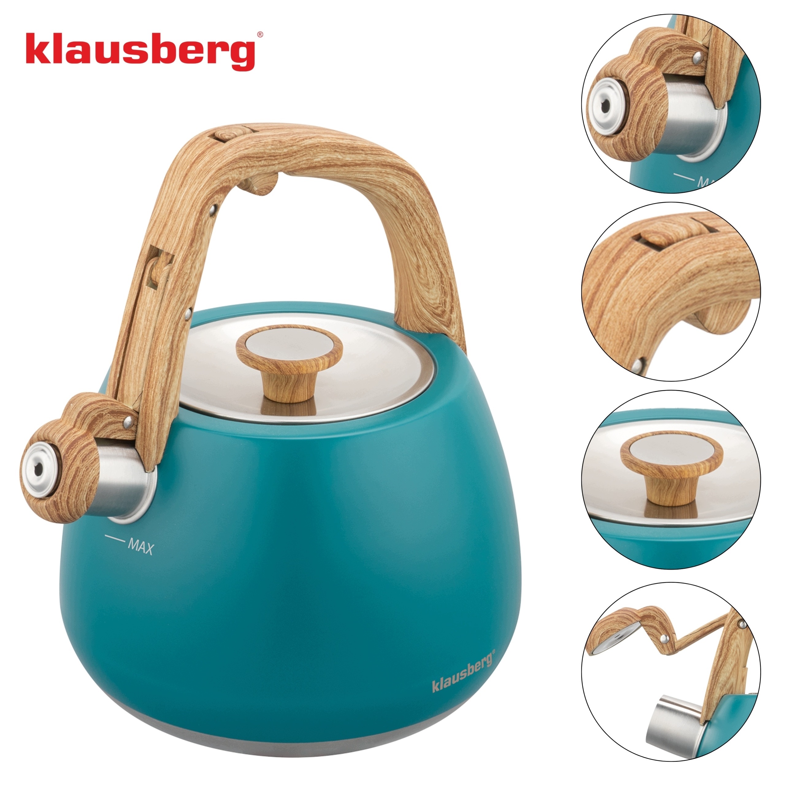 Ergonomiczny uchwyt Soft Touch z drewnopodobnym wykończeniem