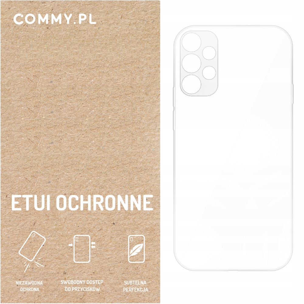 Przezroczyste etui COMMY Slim 2 mm – Styl i ochrona dla Samsung A54 4G/5G oraz A52S 5G