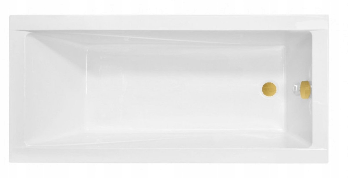 Ekskluzywna wanna akrylowa z automatycznym syfonem