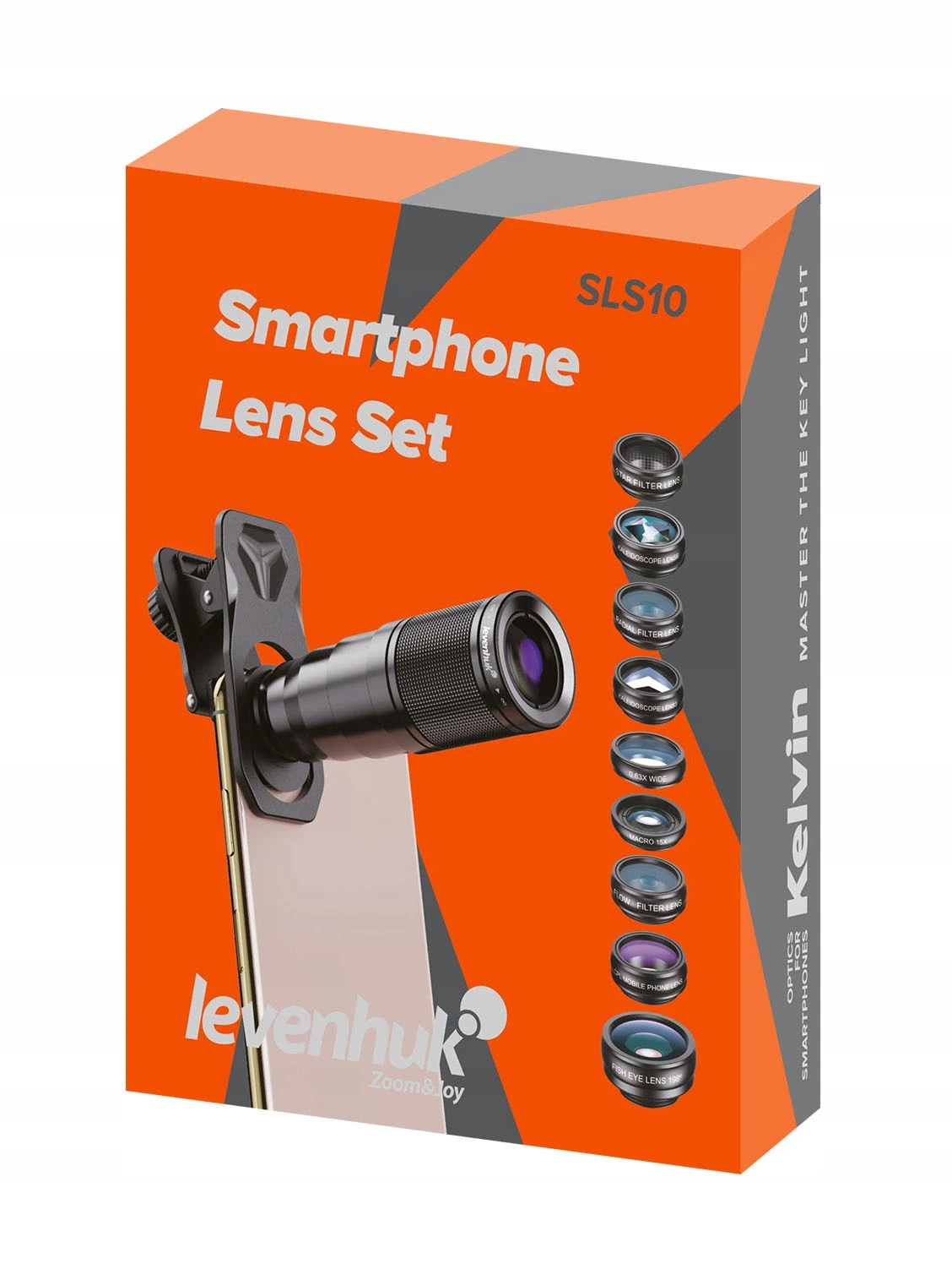 Zestaw obiektywów do smartfonu Levenhuk Kelvin SLS10 – Odkryj nową jakość fotografii mobilnej