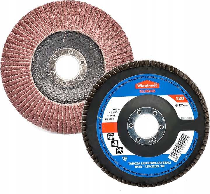 Tarcza listkowa do stali TSL-125120 125 mm – Wydajność i precyzja w szlifowaniu