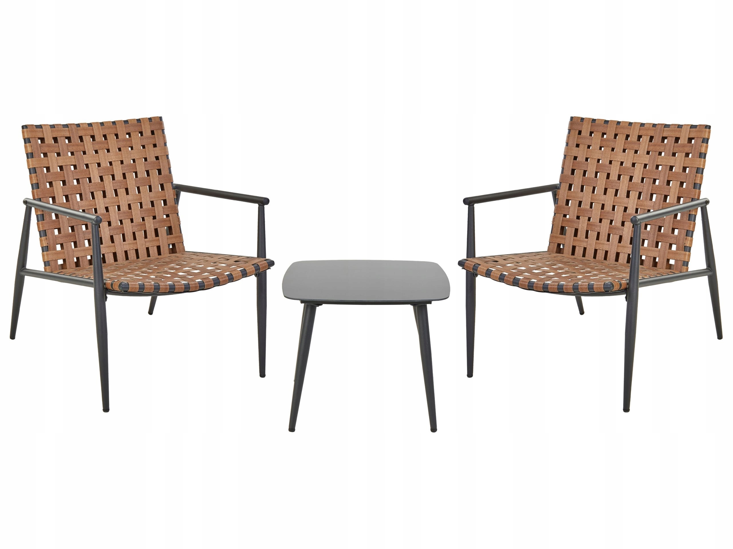 Stylowy zestaw bistro z technorattanu