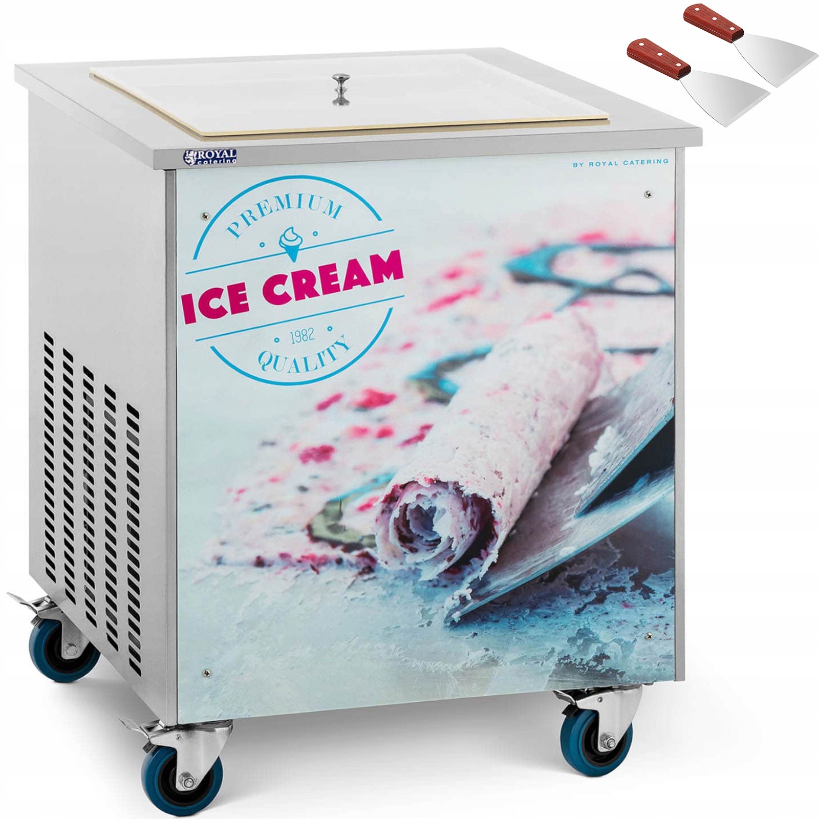 Maszyna do lodów tajskich - 50 x 50 cm - Royal Catering
