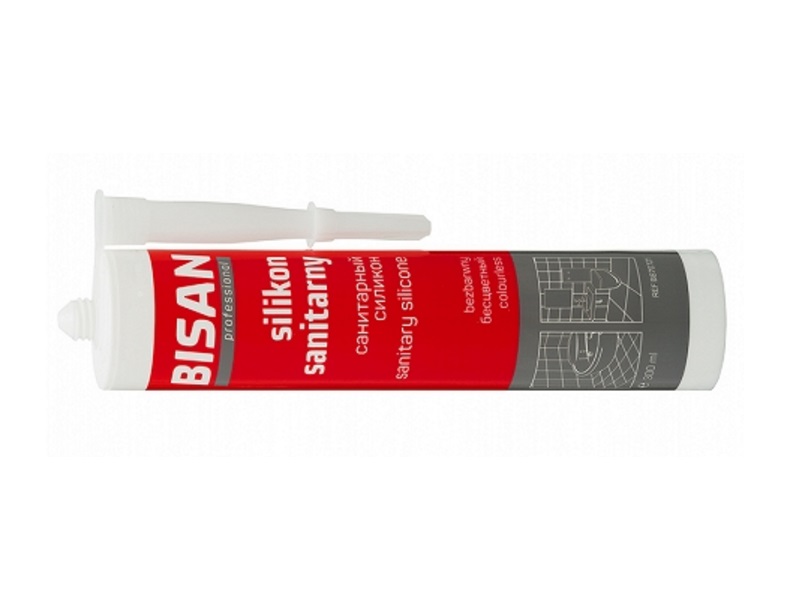 Bisan Silikon sanitarny bezbarwny 300ml – Idealne rozwiązanie do uszczelniania