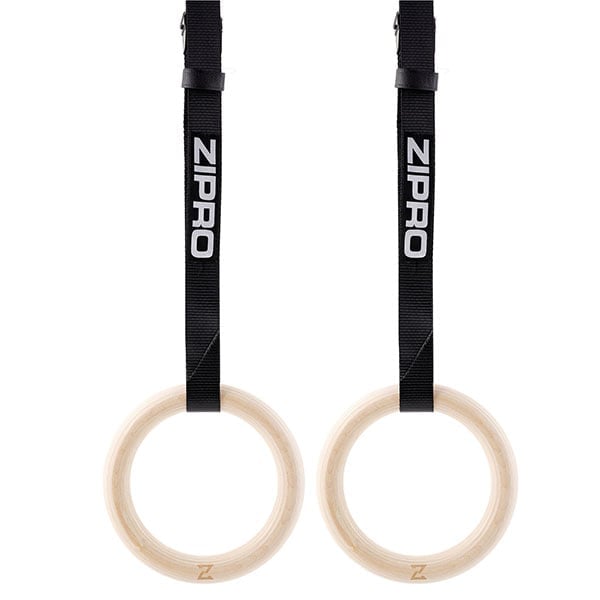 Kółka gimnastyczne ZIPRO Wooden Ring