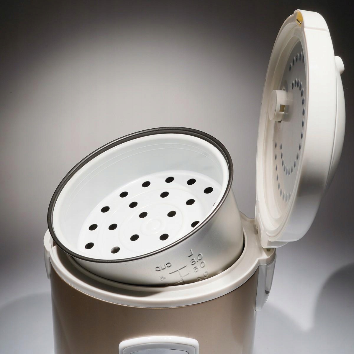 Zestaw akcesoriów – Koszyk do gotowania na parze, łyżka i miarka