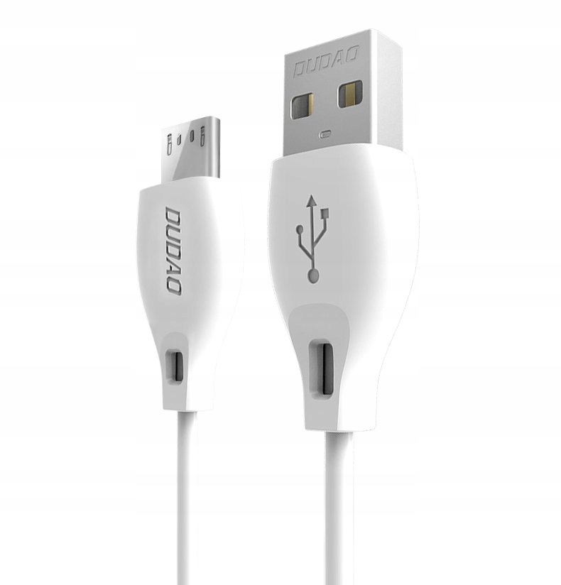 Kabel USB-A do microUSB 1 m Biały (Dudao L4M) – Idealne rozwiązanie dla Twoich urządzeń mobilnych