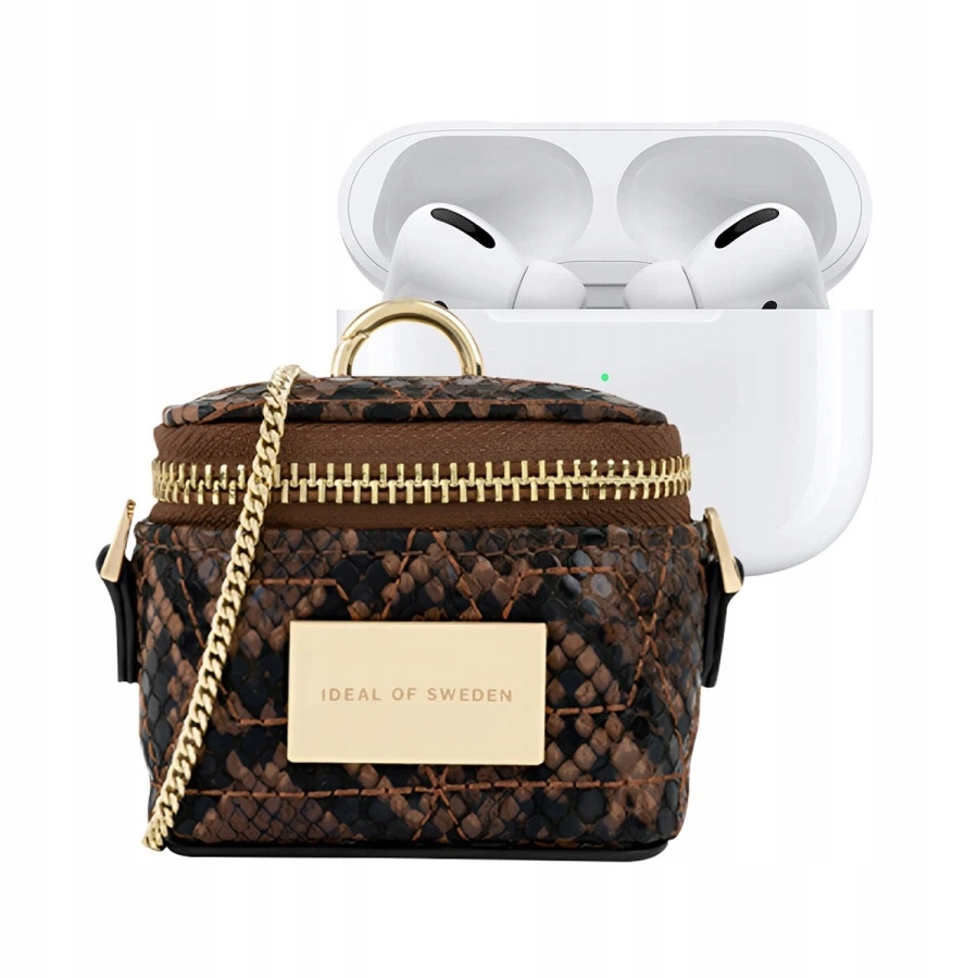 Ideal of Sweden Poppy AirPods Zip Bag Rusty Snake – Stylowe etui dla Twoich AirPods