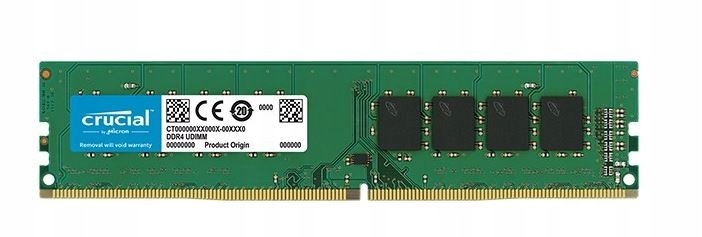 Cechy techniczne pamięci DDR4 Crucial 8 GB 2666MHz