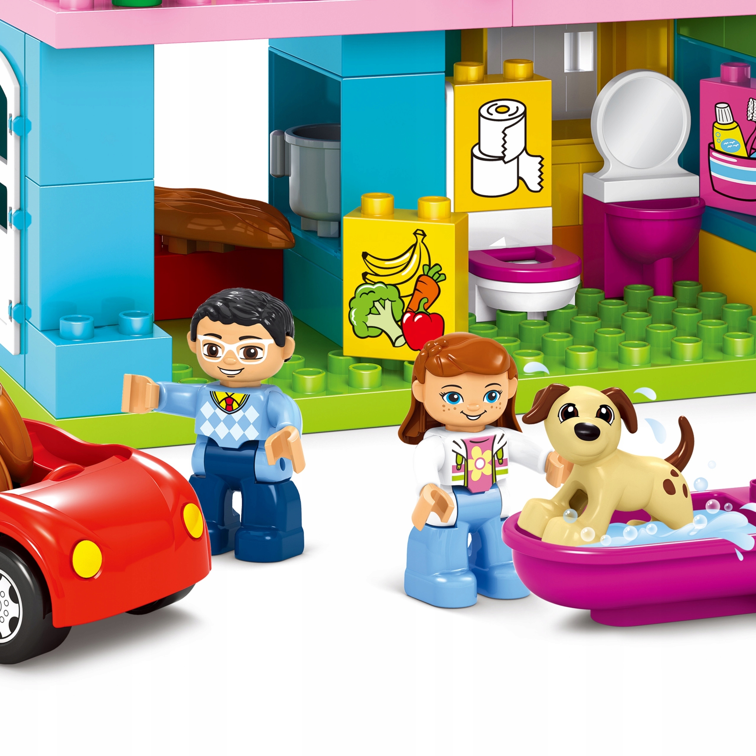 Klocki konstrukcyjne uroczy domek rodzinny – Kreatywna zabawa dla dzieci