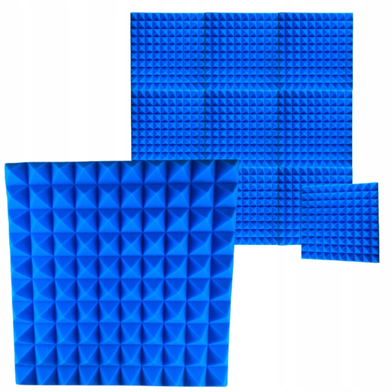 DNA AM2 BL – Zestaw 10 niebieskich paneli akustycznych do wygłuszania