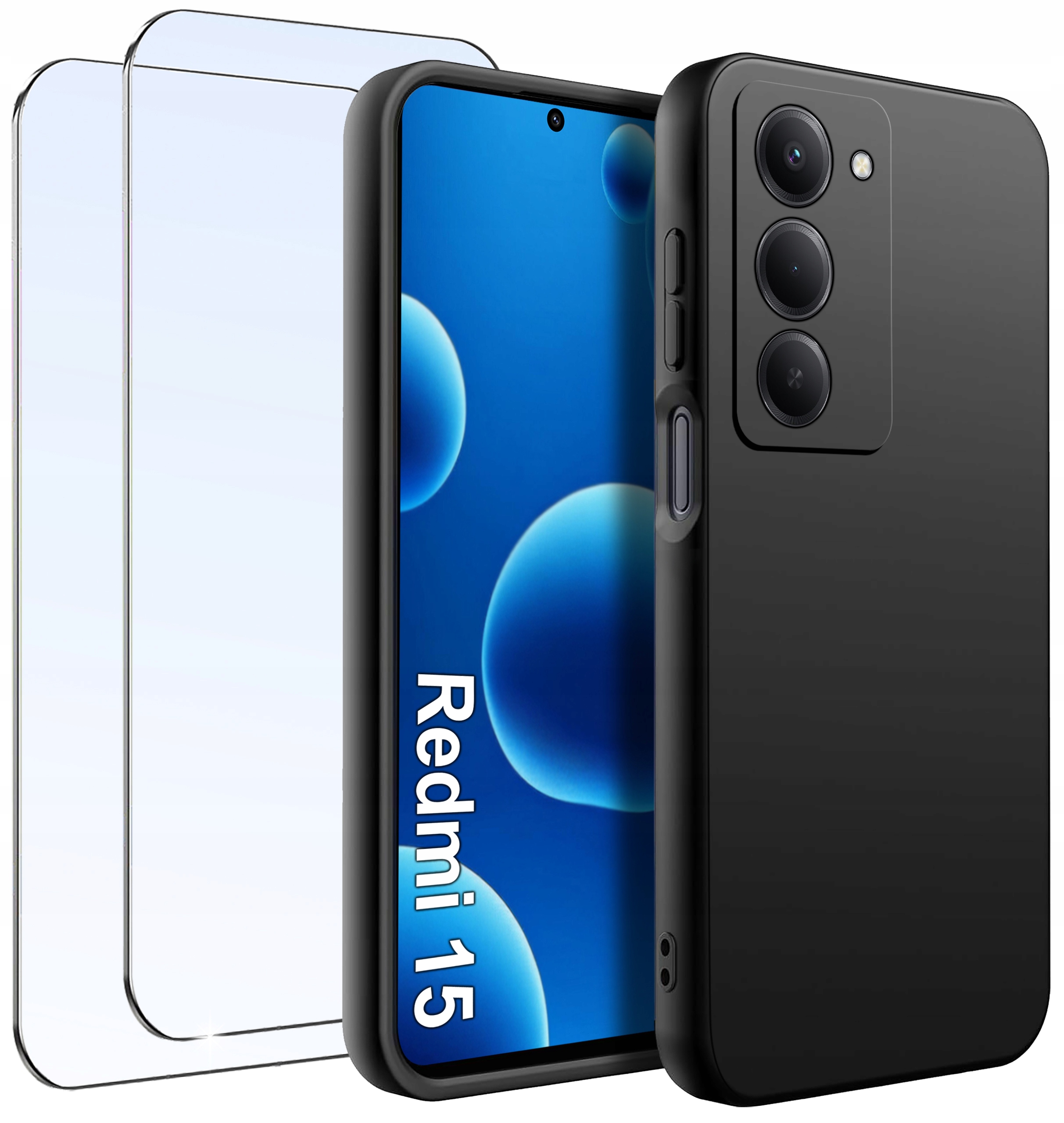 ZESTAW Etui do Xiaomi Redmi 15 4G|5G – Ochrona i styl w jednym